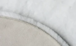 como Kunstfell mit weichem Rücken Doppelfell Bunny-Soft