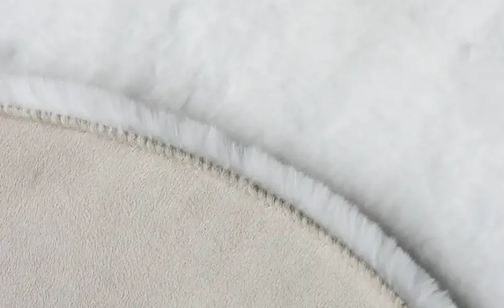 como Kunstfell mit weichem Rücken Doppelfell Bunny-Soft