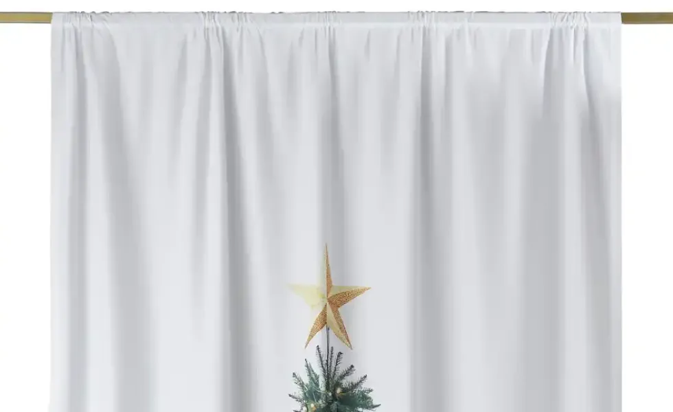 como LED-Vorhang Weihnachtsbaum
