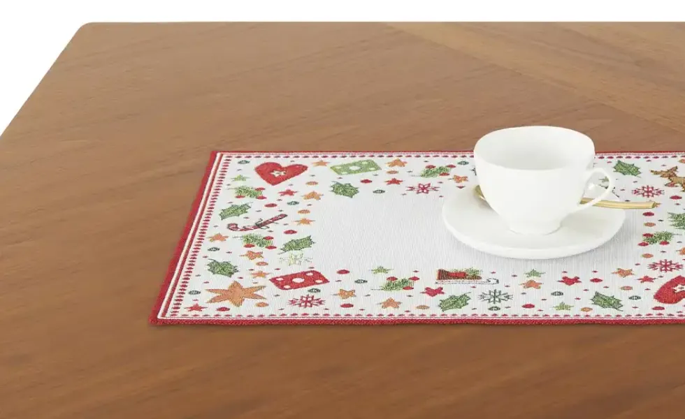 como Platzset Weihnachtspatch