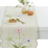 como Tischläufer 3D-Blume