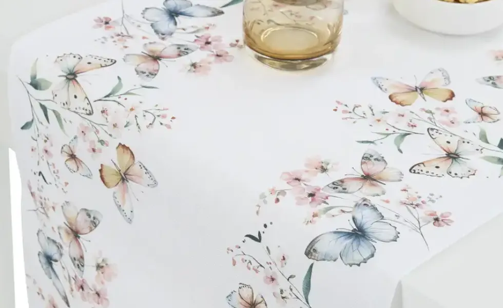 como Tischläufer Schmetterling