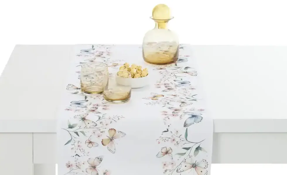 como Tischläufer Schmetterling