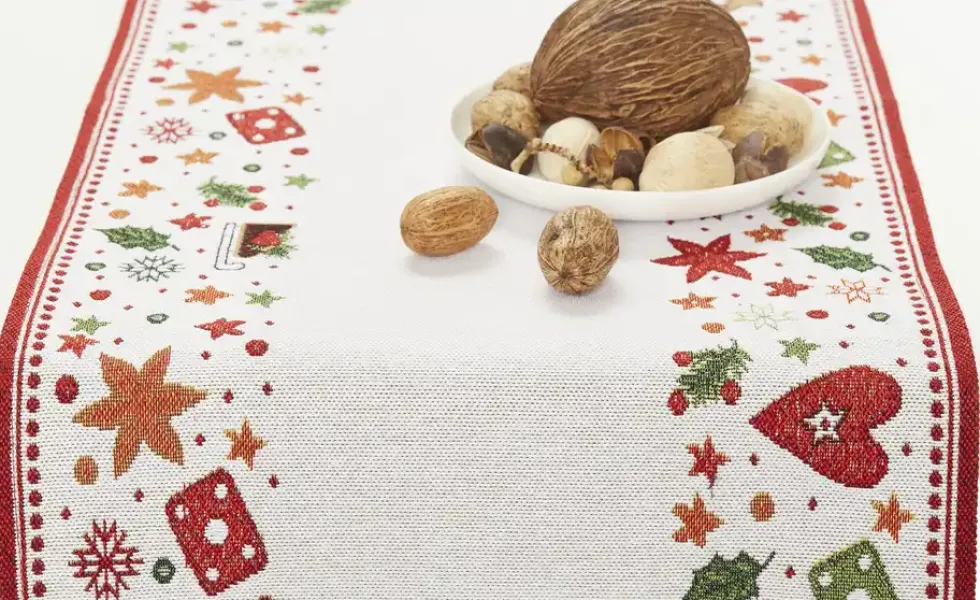 como Tischläufer Weihnachtspatch