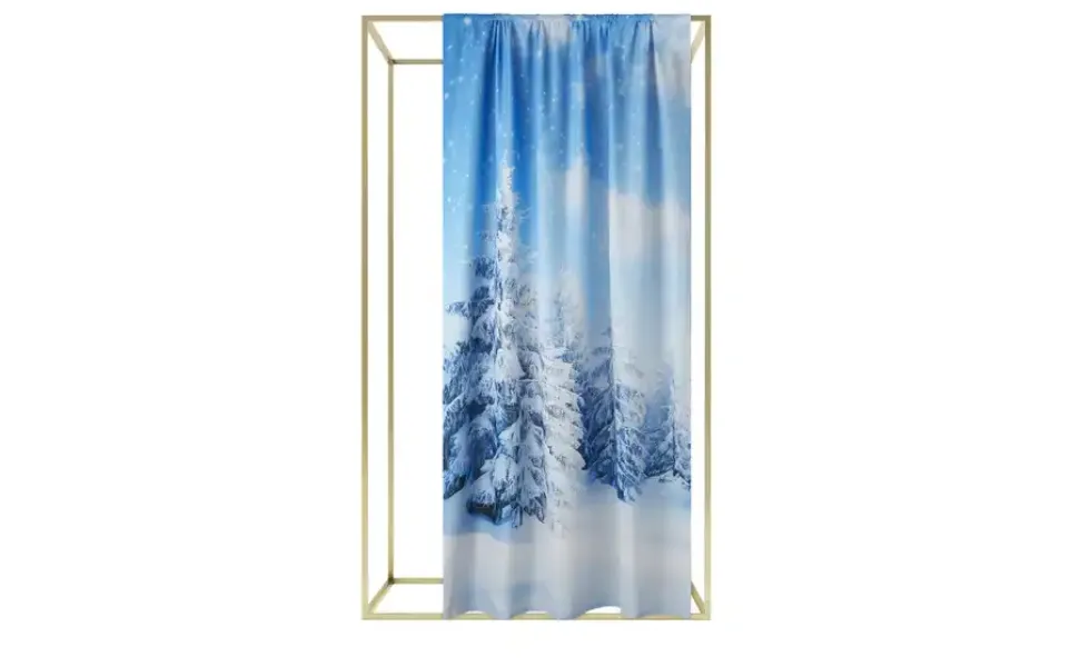 como Vorhang Winterlandschaft