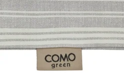 Como Green Satin Wende-Bettwäsche Calm Stripes