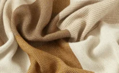 como superior Wohndecke Karo-Strickdecke