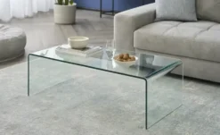 Couchtisch aus Glas Tessera
