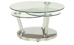 Couchtisch mit drehbaren Tischplatten Conigli