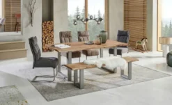 Dine + Mine Kufen-Sitzbank massiv SigNature One