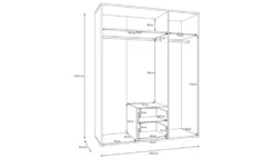Drehtürenschrank Bolognano