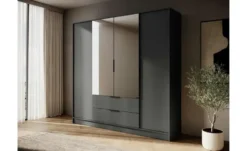 Drehtürenschrank 206 cm breit Lyke