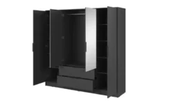 Drehtürenschrank 206 cm breit Lyke