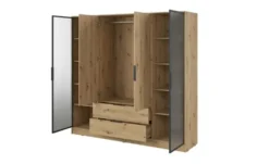 Drehtürenschrank mit 2 Schubladen Lyke