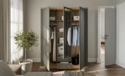 Drehtürenschrank mit Spiegel Countryside