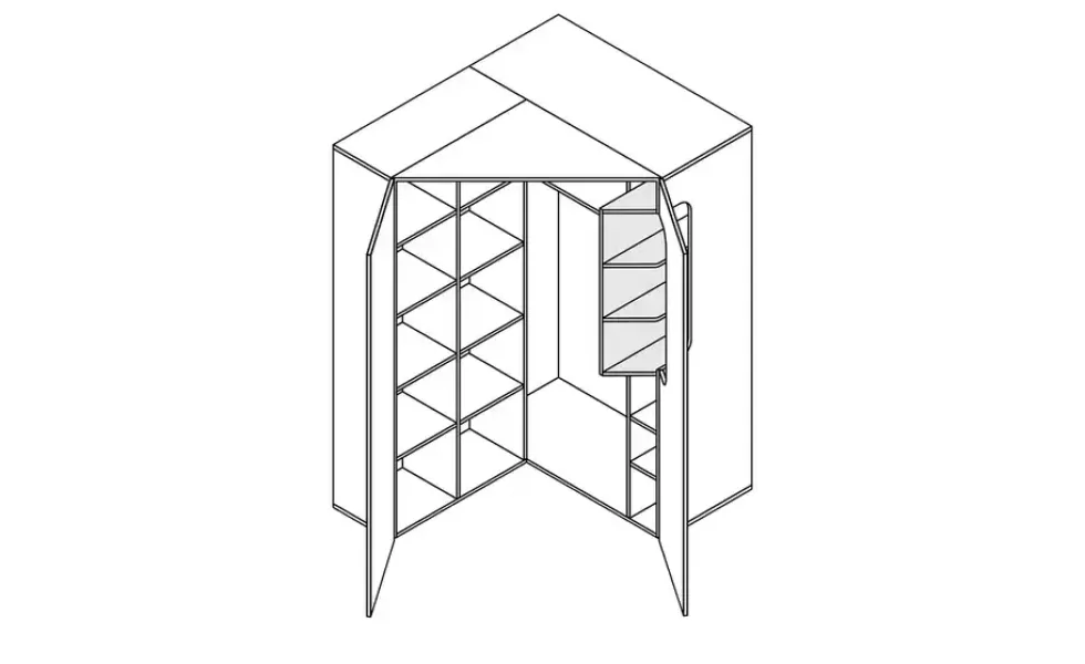 Eckschrank Maddox