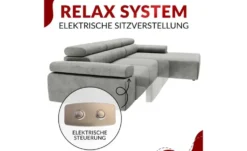Ecksofa mit Sitzvorzug Rilasso