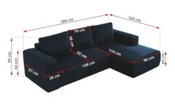 Ecksofa Beige mit Schlaffunktion Trentino