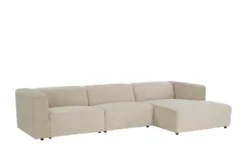 Ecksofa im modernen Breitcord Prado