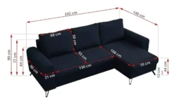 Ecksofa mit Schlaffunktion Axel