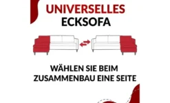Ecksofa mit Schlaffunktion Dorain