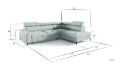 Ecksofa mit Schlaffunktion Lima