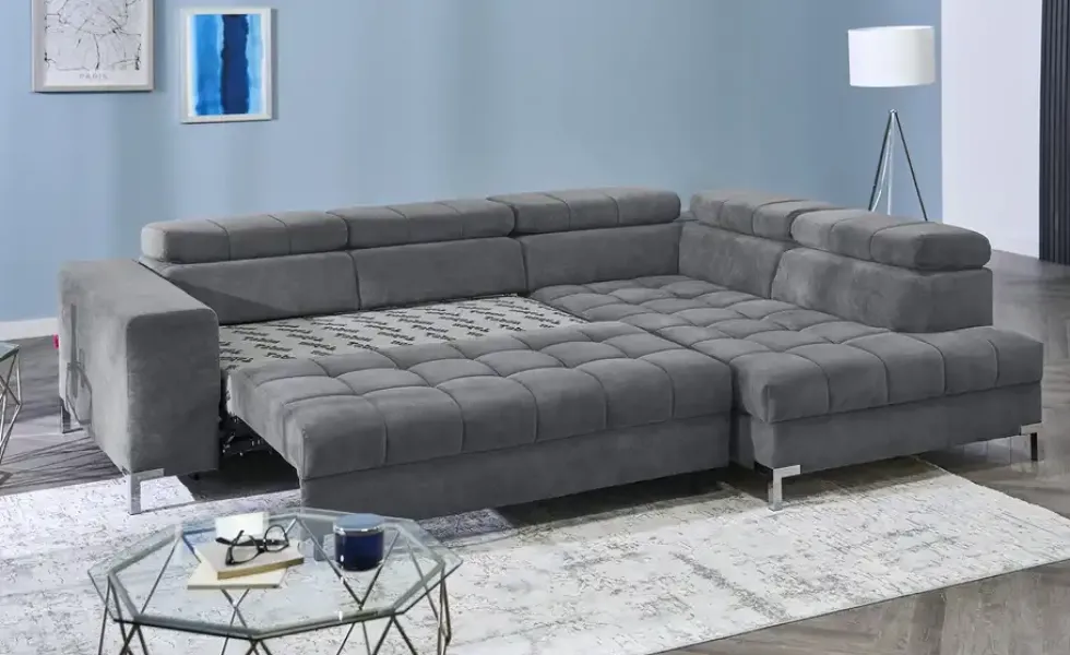 Ecksofa mit verstellbaren Kopfstützen Arte