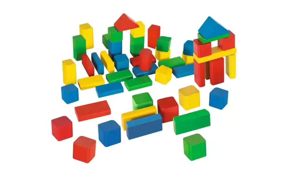 Eichhorn Holzbausteine, 50-teilig