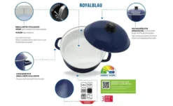 ELO Fleischtopf 24cm royalblau