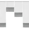 4er-Set Miniflächen Vorhang