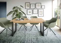 Esstisch 150 x 90 cm ausziehbar Tili