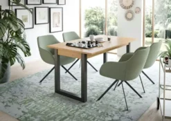 Esstisch 150 x 90 cm ausziehbar Tili