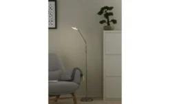 Fischer-Honsel LED-Leseleuchte, Nickel-matt mit Dimmer Dent