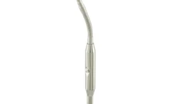 Fischer-Honsel LED-Leseleuchte, Nickel-matt mit Dimmer Dent