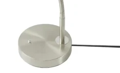 Fischer-Honsel LED-Schreibtischleuchte, Nickel-matt mit Dimmer