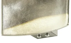 Fischer-Honsel LED-Wandleuchte, Nickel-antik mit RGB