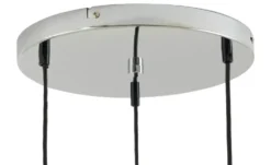Globo Lighting Pendelleuchte, 3-flammig, Rauchglas-Kugeln
