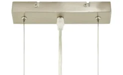 Globo Lighting Stoffpendelleuchte, 3-flammig, Schirm schwarz/goldfarben