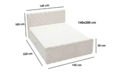 GrainGold Boxbett mit Stauraum Lund