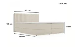 GrainGold Boxbett mit Stauraum Maine