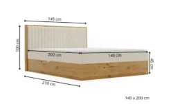 GrainGold Boxbett mit Stauraum Forres
