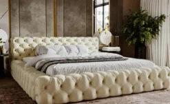 GrainGold Polsterbett Glamour, mit Stauraum Palini