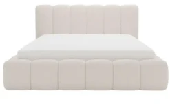 GrainGold Polsterbett mit Stauraum Cloud Bouclé-Stoff
