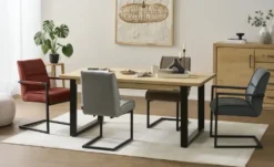 Gray & Jones Kufen-Esstisch ausziehbar Black Coast One