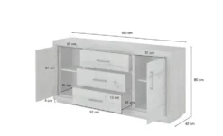 Gray & Jones Sideboard Black Coast One