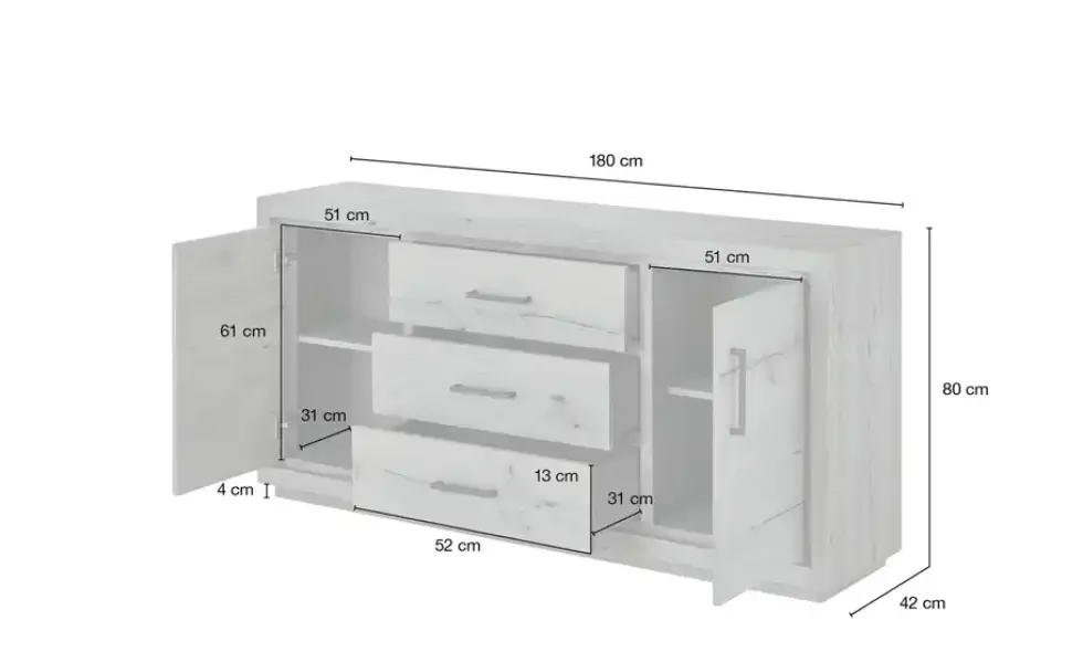 Gray & Jones Sideboard Black Coast One