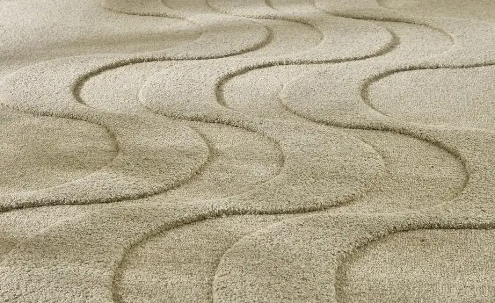 Handtuft-Teppich Flow
