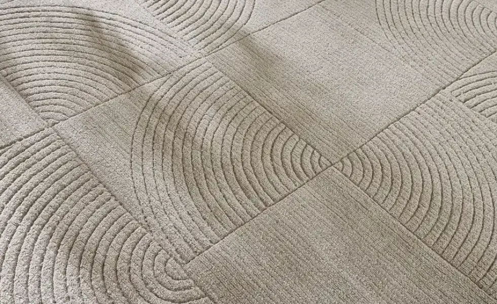 Handweb-Teppich Zen