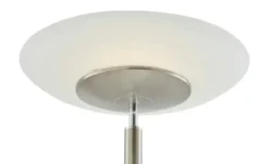 HELL-höllisch gutes Licht LED-Deckenfluter, 1-flammig, Nickel-matt