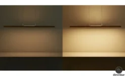 Herzblut LED-Pendelleuchte, Eiche geölt mit up & down Light `klein